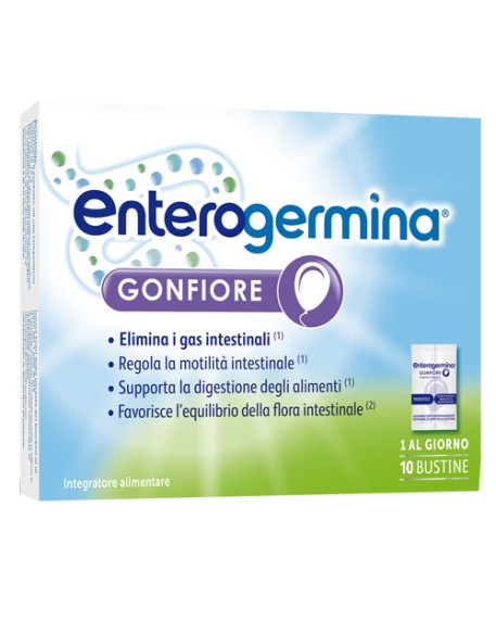 ENTEROGERMINA GONFIORE 10 BUSTINE BIPARTITE