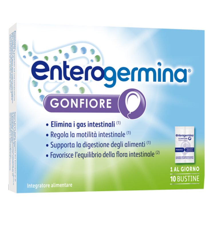 ENTEROGERMINA GONFIORE 10 BUSTINE BIPARTITE