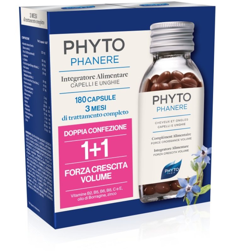 PHYTO PHYTOPHANERE INTEGRATORE ALIMENTARE CAPELLI/UNGHIE 90+90 CAPSULE