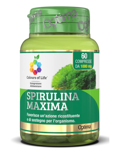 COLOURS OF LIFE SPIRULINA MAXIMA 60 COMPRESSE 1000 MG