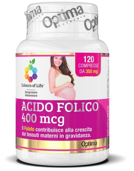 ACIDO FOLICO 400MCG 120CPR OPTIM