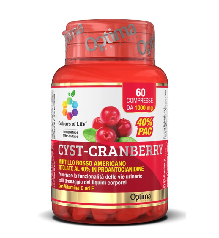 CRANBERRY C/VIT C E 60CPR OPTIMA CRANBERRY C/VIT C E 60CPR OPTIMA