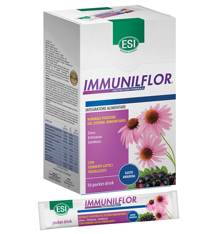 ESI IMMUNILFLOR 16 POCKET DRINK X 20 ML