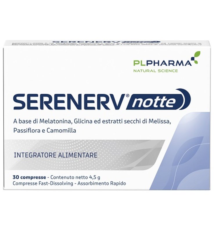 SERENERV NOTTE 40 COMPRESSE 0,8 MG SERENERV NOTTE 40 COMPRESSE 0,8 MG