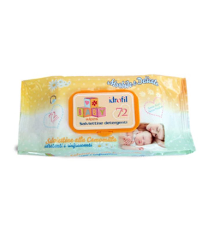 SALVIETTINE BABY CAMOMILLA 72P