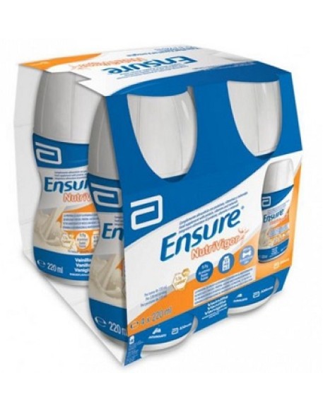 ENSURE NUTRIVIGOR VANIGLIA 4 BOTTIGLIE DA 220 ML