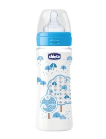 CHICCO BIBERON WELL BEING IN POLIPROPILENE BOY DA 330 ML FAST SILICONE ITA