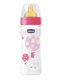 CHICCO BIBERON WELL BEING IN POLIPROPILENE GIRL DA 330 ML FAST LATTICE ITA