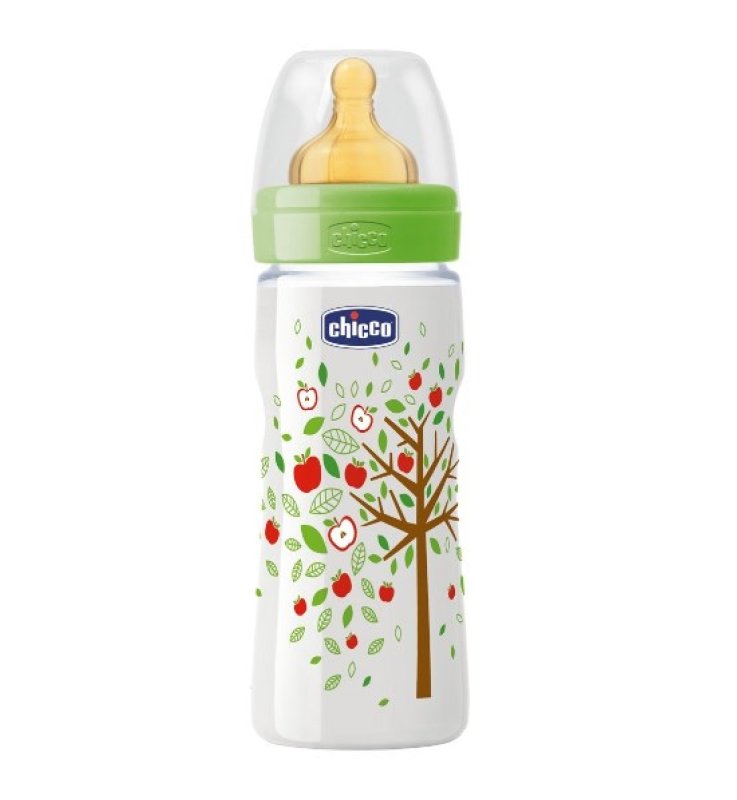 CHICCO BIBERON WELL BEING IN POLIPROPILENE UNISEX DA 330 MLFAST LATTICE ITA