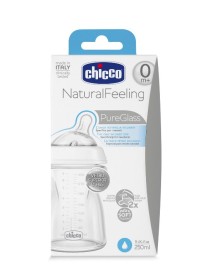 CHICCO BIBERON NATURALFEELING VETRO 0M+ 250 ML