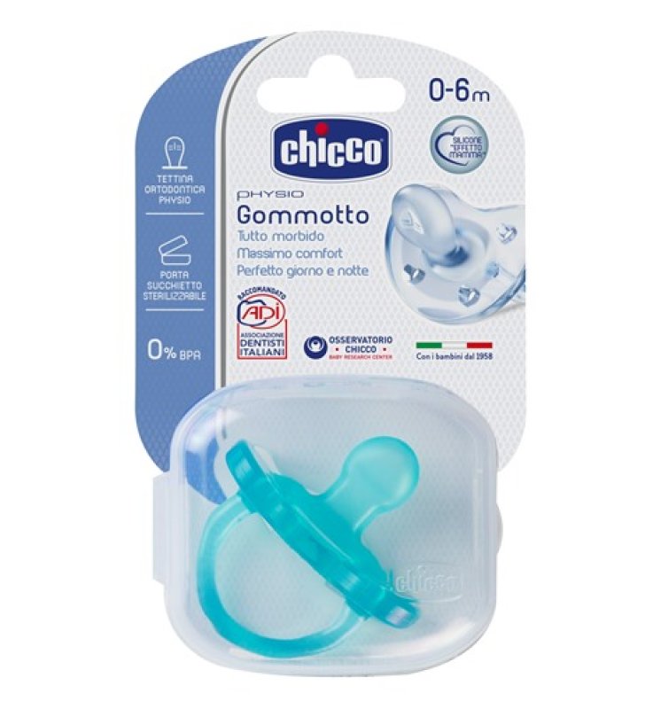 CHICCO GOMMOTTO IN SILICONE BOY 0-6 MESI 1 PEZZO