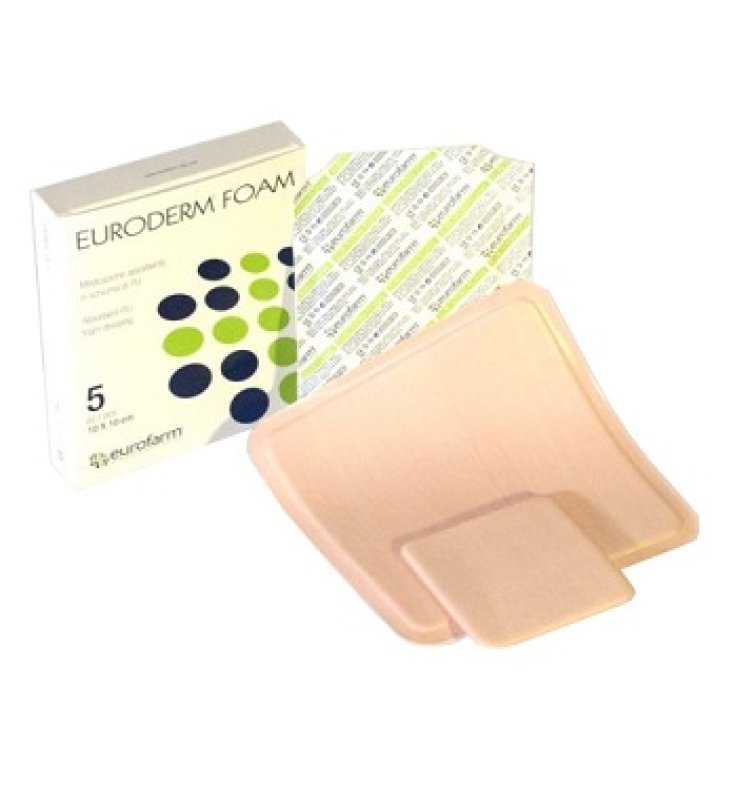 MEDICAZIONE NON ADESIVA IN SCHIUMA DI POLIURETANO IDROCELLULARE ALTAMENTE ASSORBENTE 10X10CM 10 PEZZI