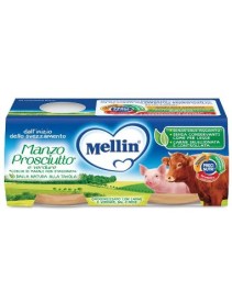 OMO MELLIN Manzo/Prosc.2x120g