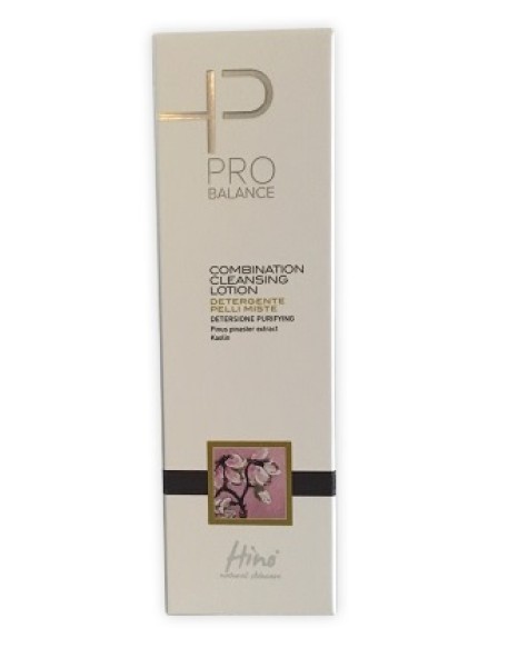 HINO NATURAL SKINCARE PRO BALANCE COMBINATION CLEANSING LOTION DETERGENTE PELLI MISTE 200 ML