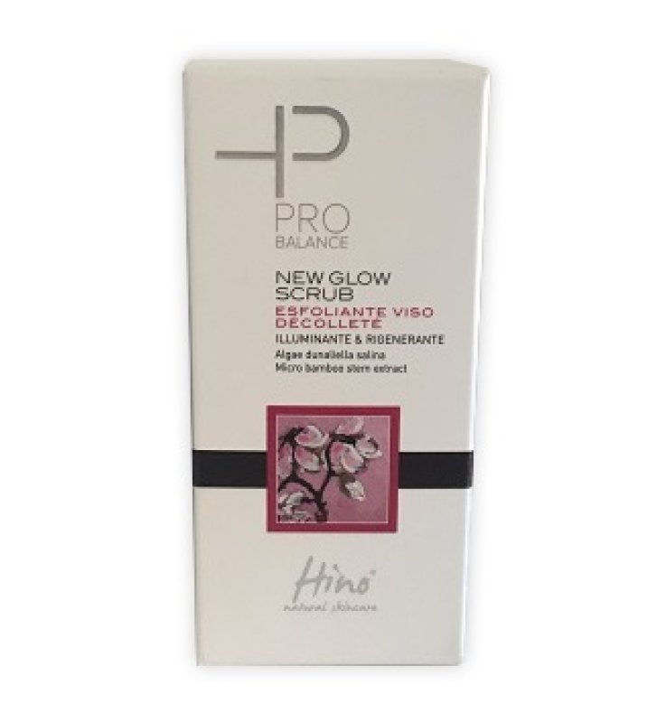 HINO NATURAL SKINCARE PRO BALANCE NEW GLOW SCRUB ESFOLIANTEVISO DECOLLETE 50 ML