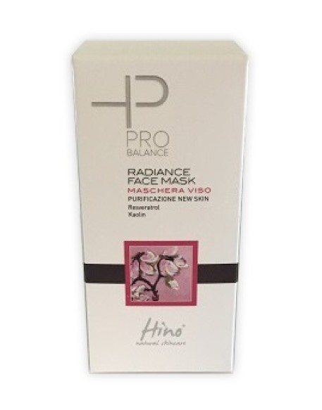 HINO NATURAL SKINCARE PRO BALANCE RADIANCE FACE MASK MASCHERA VISO 50 ML