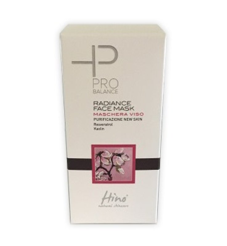 HINO NATURAL SKINCARE PRO BALANCE RADIANCE FACE MASK MASCHERA VISO 50 ML