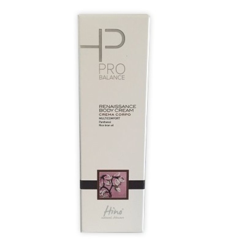 HINO NATURAL SKINCARE PRO BALANCE RENAISSANCE BODY CREAM CREMA CORPO 200 ML