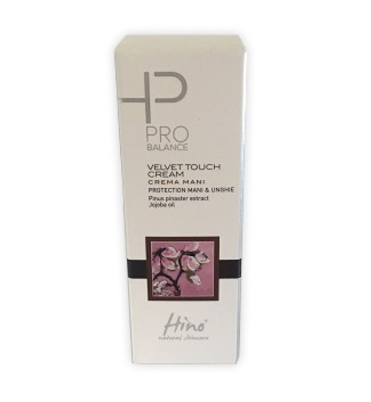 HINO NATURAL SKINCARE PRO BALANCE VELVET TOUCH CREAM CREMA MANI 30 ML