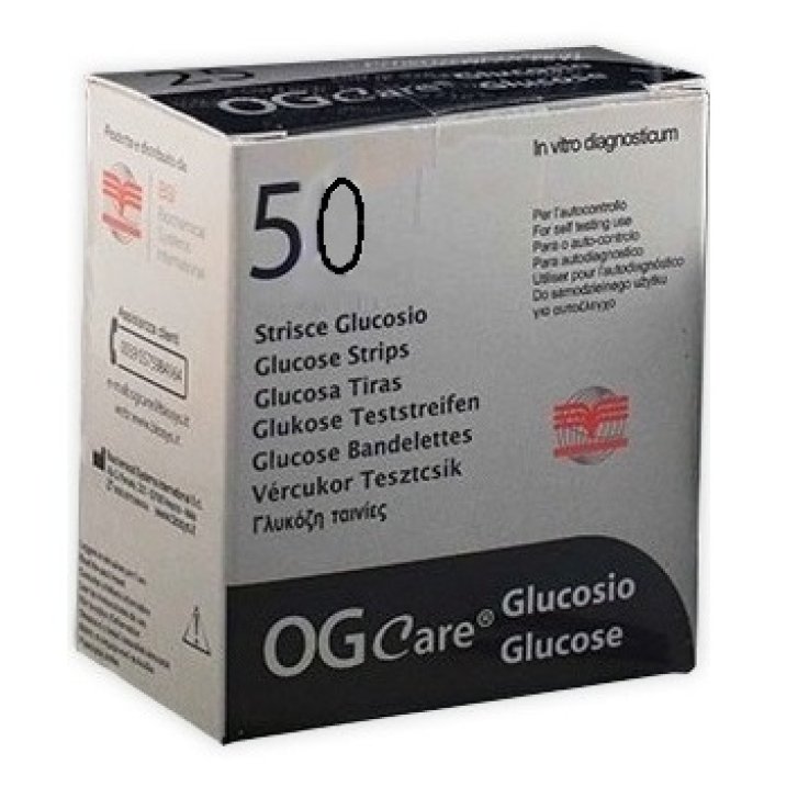 STRISCE MISURAZIONE GLICEMIA OGCARE 50 PEZZI STRISCE MISURAZIONE GLICEMIA OGCARE 50 PEZZI