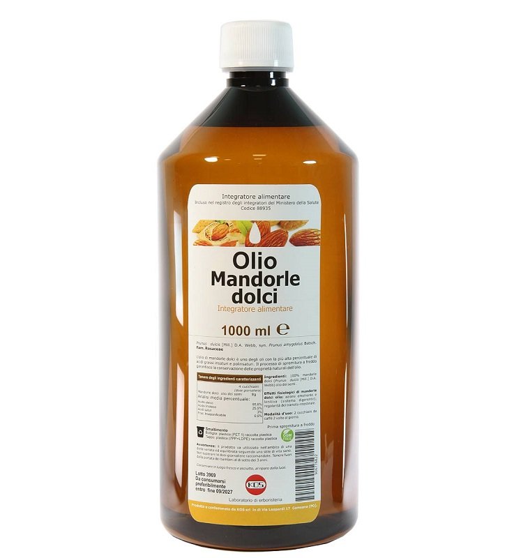 MANDORLE DOLCI OLIO 1000ML MANDORLE DOLCI OLIO 1000ML