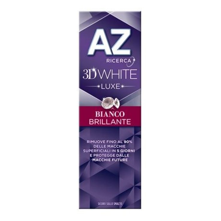 DENTIFRICIO AZ 3D WHITE LUXE BIANCO BRILLANTE 75 ML DENTIFRICIO AZ 3D WHITE LUXE BIANCO BRILLANTE 75 ML