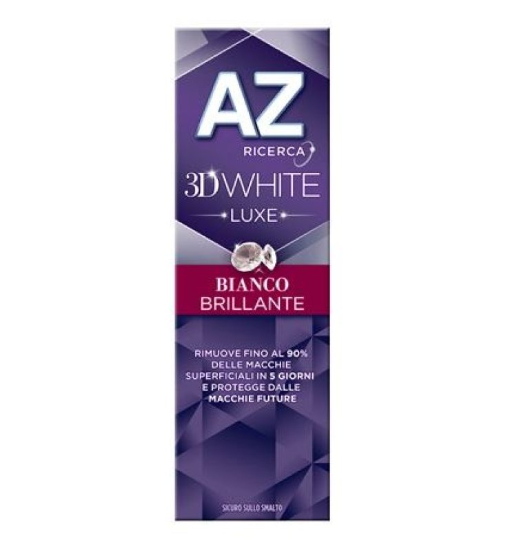 DENTIFRICIO AZ 3D WHITE LUXE BIANCO BRILLANTE 75 ML