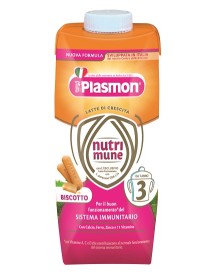 PLASMON NUTRI-MUNE 3 BISCOTTO LIQUIDO 12 X 500 ML