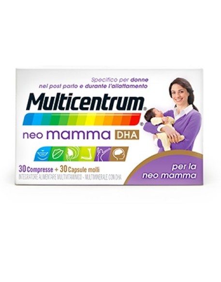 MULTICENTRUM NEO MAMMA DHA 30 COMPRESSE + 30 CAPSULE MOLLI