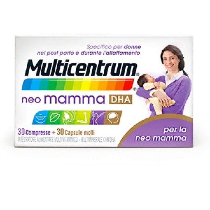 MULTICENTRUM NEO MAMMA DHA 30 COMPRESSE + 30 CAPSULE MOLLI MULTICENTRUM NEO MAMMA DHA 30 COMPRESSE + 30 CAPSULE MOLLI