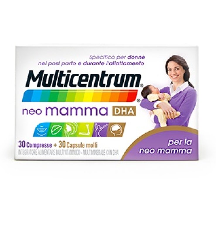 MULTICENTRUM NEO MAMMA DHA 30 COMPRESSE + 30 CAPSULE MOLLI MULTICENTRUM NEO MAMMA DHA 30 COMPRESSE + 30 CAPSULE MOLLI