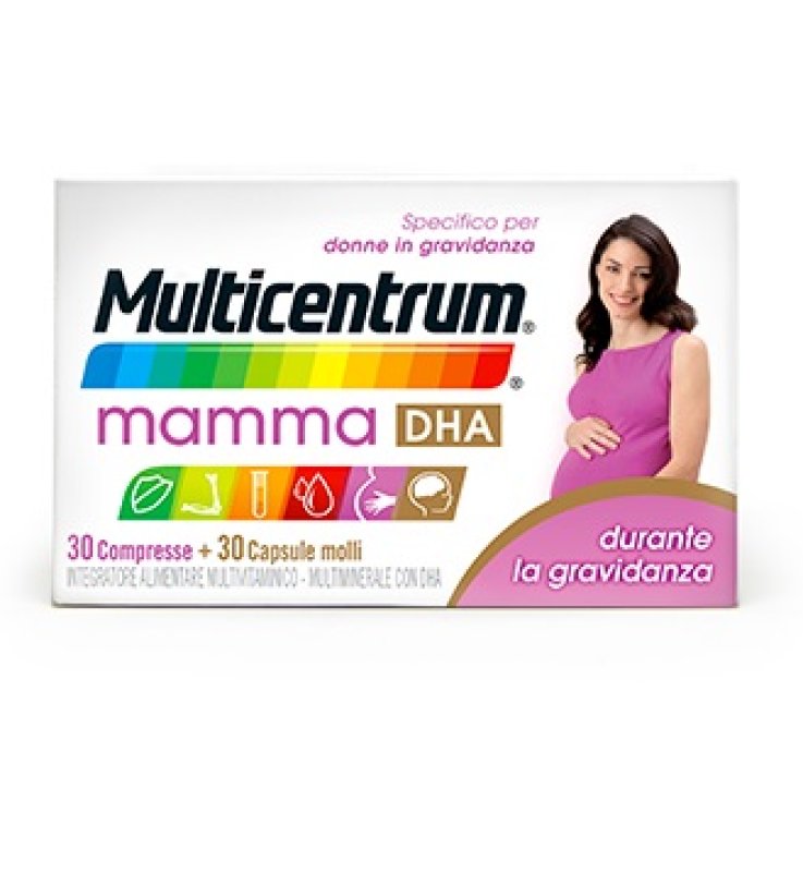 MULTICENTRUM MAMMA DHA 30 COMPRESSE + 30 CAPSULE MULTICENTRUM MAMMA DHA 30 COMPRESSE + 30 CAPSULE