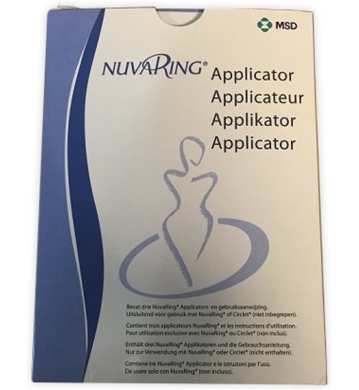 APPLICATORE PER ANELLO VAGINALE NUVARING 3 PEZZI
