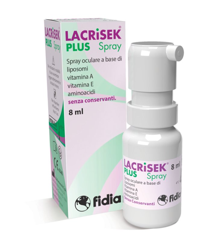 LACRISEK PLUS SPRAY SENZA CONSERVANTI SOLUZIONE OFTALMICA 8ML