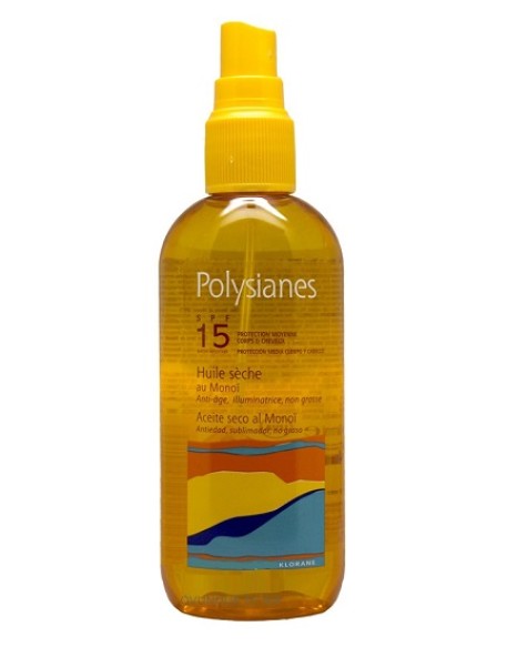 LES POLYSIANES OLIO SECCO SPF 15 PER CORPO CAPELLI 150 ML