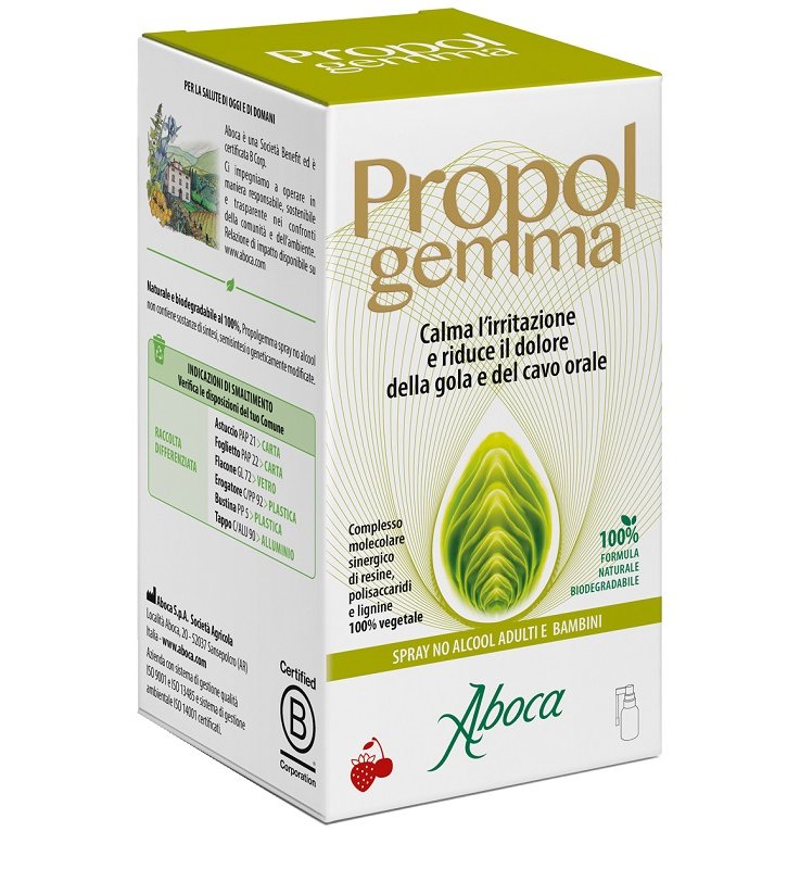 PROPOLGEMMA SPRAY NO ALCOOL BAMBINI E ADULTI 30 ML