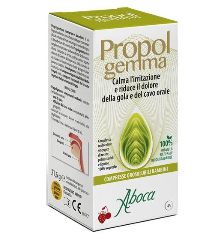 PROPOLGEMMA BAMBINI 45 COMPRESSE OROSOLUBILI 480 MG