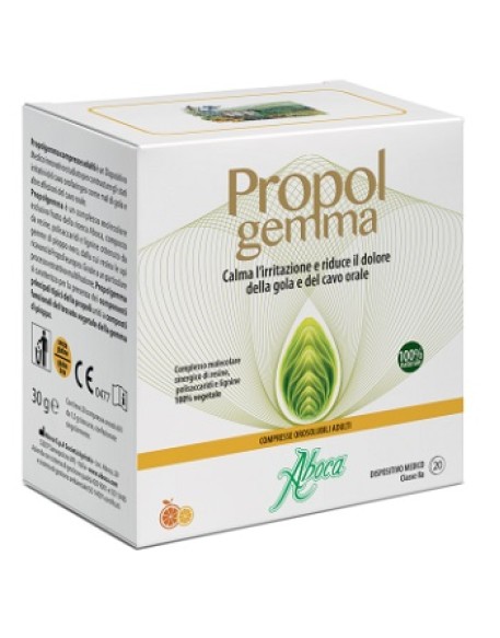 PROPOLGEMMA 20 COMPRESSE OROSOLUBILI ADULTI 1,50 G