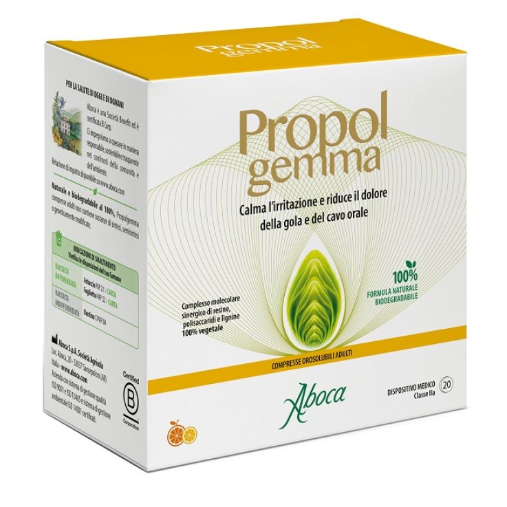 PROPOLGEMMA 20 COMPRESSE OROSOLUBILI ADULTI 1,50 G PROPOLGEMMA 20 COMPRESSE OROSOLUBILI ADULTI 1,50 G