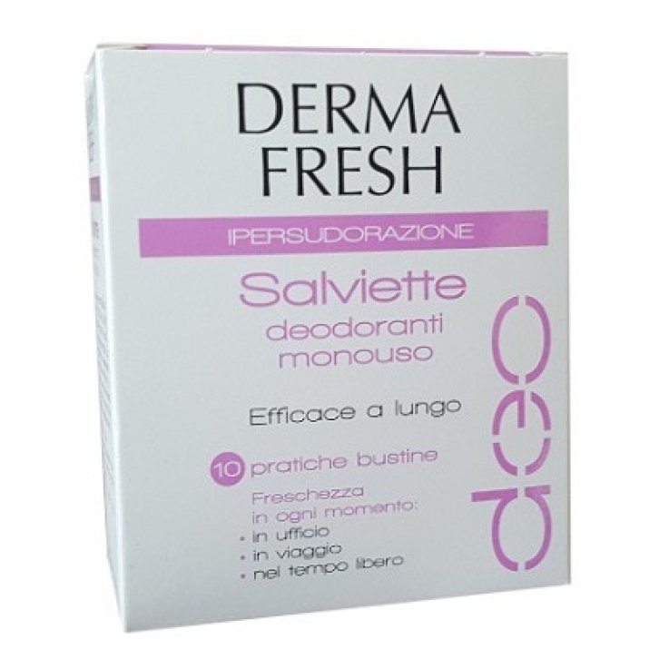 DERMAFRESH IPERSUDORAZIONE 10 SALVIETTINE DEODORANTI DERMAFRESH IPERSUDORAZIONE 10 SALVIETTINE DEODORANTI