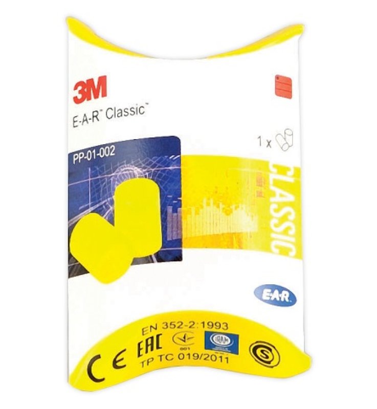EAR TAPPO AURICOLARE IN SPUGNA 2 PEZZI
