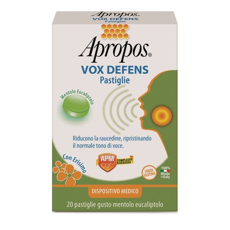 APROPOS VOX DEFENS MENTOLO EUCALIPTOLO 20 PASTIGLIE APROPOS VOX DEFENS MENTOLO EUCALIPTOLO 20 PASTIGLIE