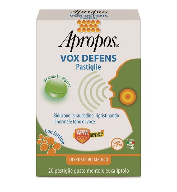 APROPOS VOX DEFENS MENTOLO EUCALIPTOLO 20 PASTIGLIE
