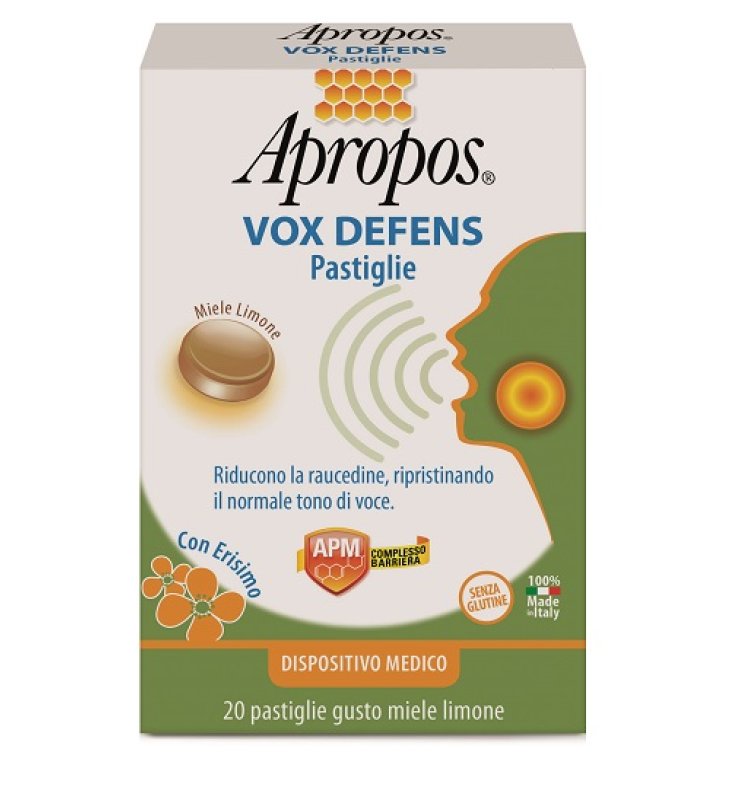 APROPOS VOX DEFENS MIELE LIMONE 20 PASTIGLIE
