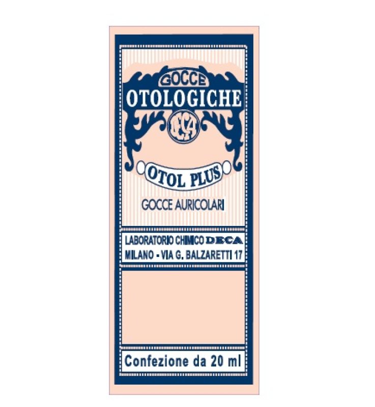OTOL PLUS GOCCE AURICOLARI 20 ML