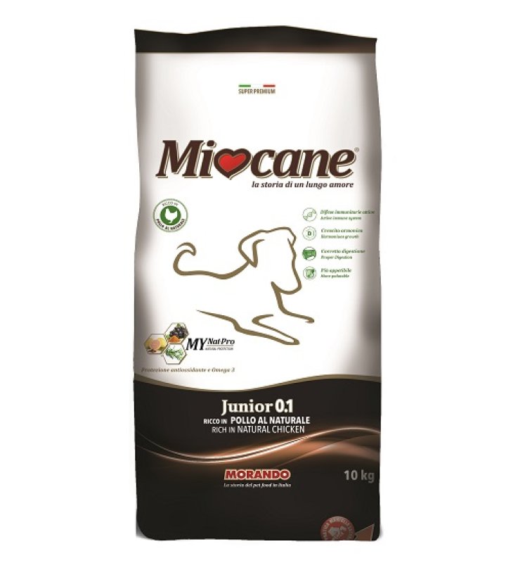 V MIOCANE JUNIOR 0,1 POLLO 10KG