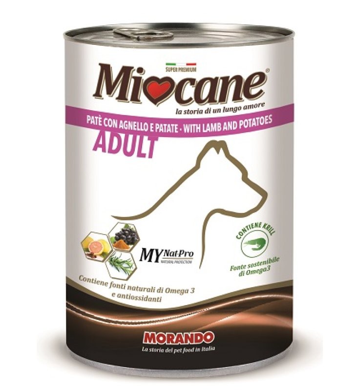 MIOCANE PATE' AGNELLO E PATATE
