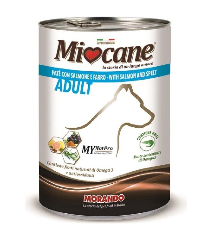 MIOCANE PATE' SALMONE E FARRO