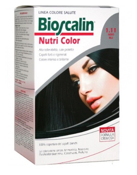 BIOSCALIN NUTRI COLOR 1,11 NERO BLU SINCROB 124 ML