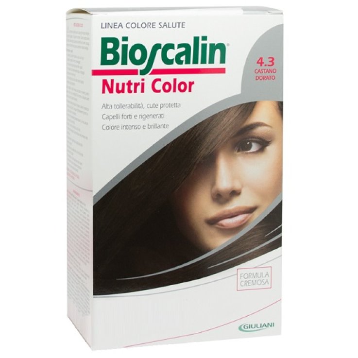 BIOSCALIN NUTRI COLOR 4,3 CASTANO DORATO SINCROB 124 ML BIOSCALIN NUTRI COLOR 4,3 CASTANO DORATO SINCROB 124 ML
